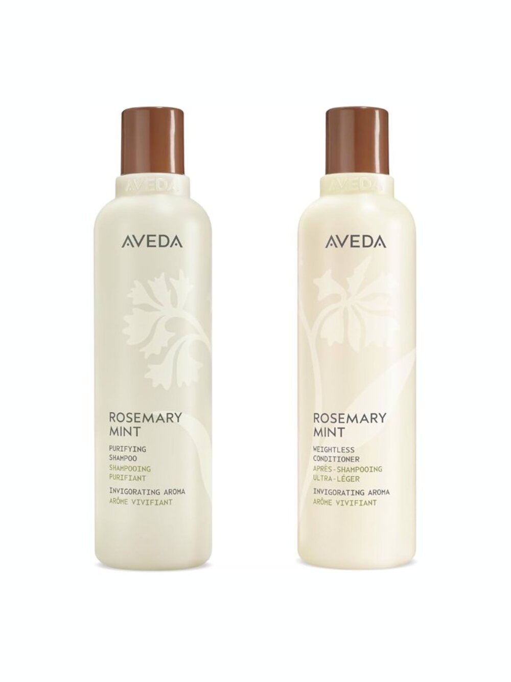 Aveda Rosemary Mint Purifying Shampoo & Rosemary Mint Weightless Conditioner Set